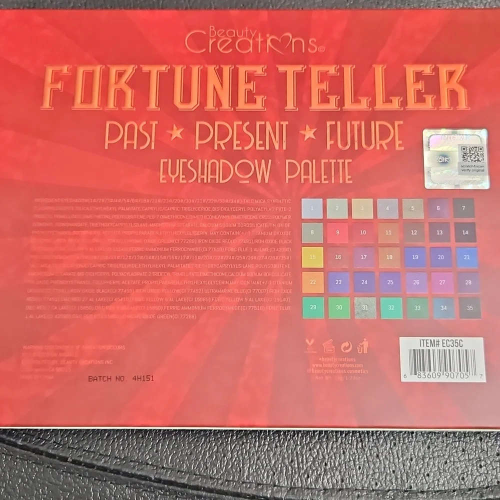 Beauty creations fortune teller eye shadow palette - Picture 5 of 12